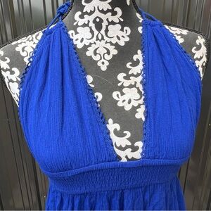 Forever 21 Royal Blue Backless Dress